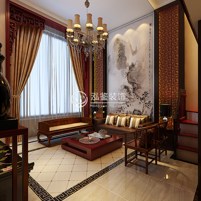 中式风格装修客厅设计