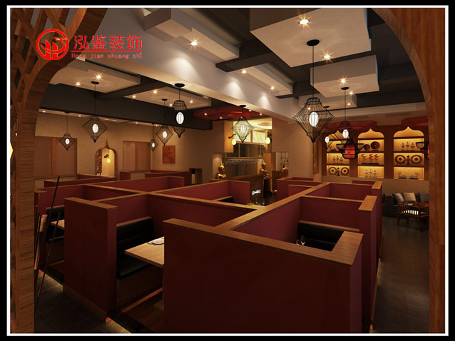 港式特色茶餐厅装修设计-泰式风情