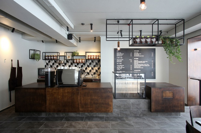 现代风格咖啡厅极致简约装修案例